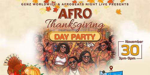 Afro Thanksgiving Day Party (San Diego, CA)