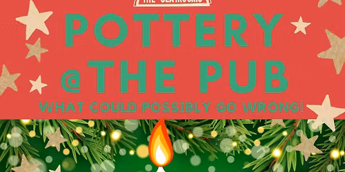 Festive pottery at The Pied Bull, Shepshed\ud83c\udf84