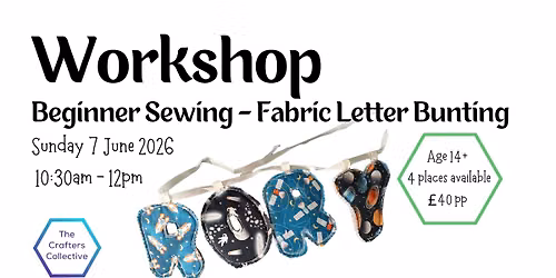 Sewing for Beginners - Letter Bunting