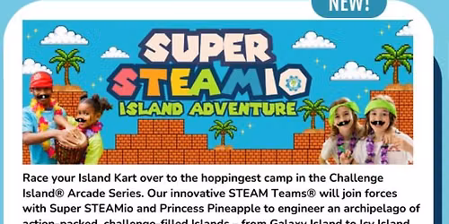 Super STEAMio Island Adventure Camp\u00ae (Waukee)