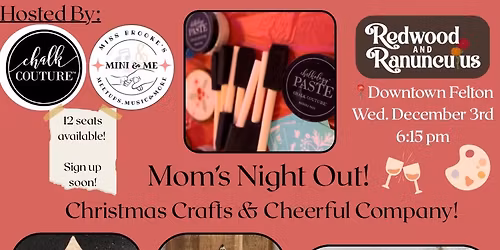 Mom\u2019s Christmas Craft Night! \ud83c\udf84\ud83c\udfa8