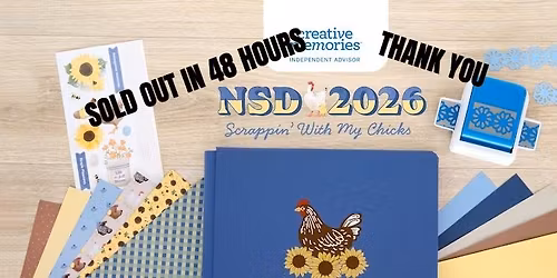 Scrappin' With My Chicks National Scrapbook Weekend 2026