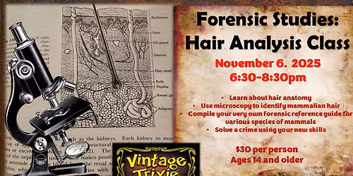 Forensic Studies: Hair Analysis Class