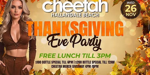 Thanksgiving Eve Celebration