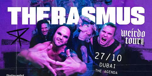 The Rasmus Concert live at the Agenda Dubai 2025 United Arab Emirates