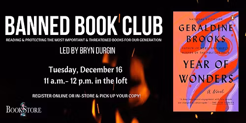 The Banned Book Club "Year of Wonders" by Geraldine Brooks
