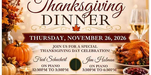 \ud83c\udf41Thanksgiving Dinner at The Grill At 1951 \ud83e\udd83