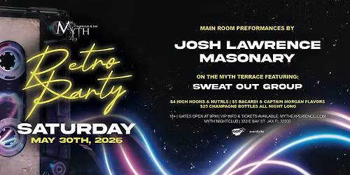 Saturday Night at Myth Nightclub - Retro Party | 05.30.26