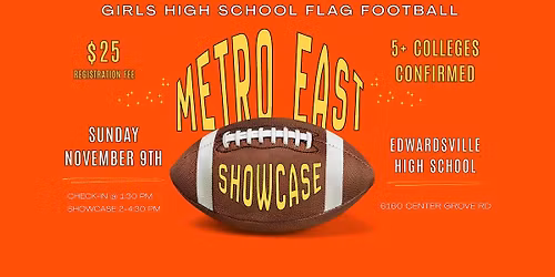 Metro East High School Girls Flag Football Showcase