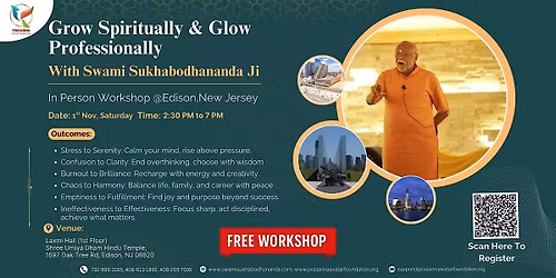 Grow Spiritually & Glow Professionally By Swami Sukhabodhananda Ji