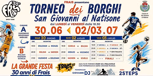 TORNEO DEI BORGHI e 21\u00b0 Edizione MinkiaCup 