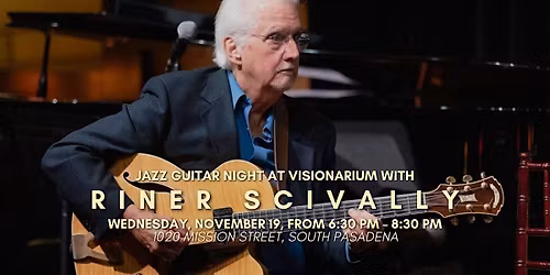 \u2728 Jazz Guitar Night at Visionarium! \u2728