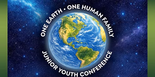 One Earth \u2022 One Human Family \u2022 Junior Youth Conference