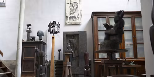 Studio di Mario Negri - visita tattile #OfficinadellaScultura