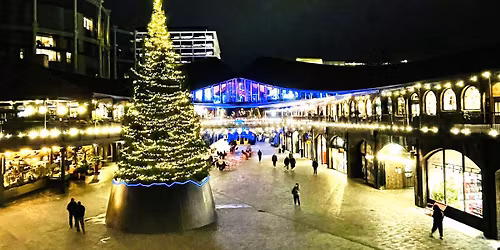 King\u2019s Cross by Night \u2014 with Christmas Lights