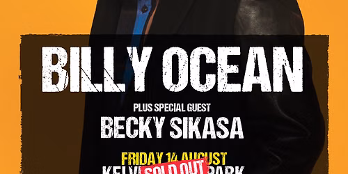 Billy Ocean - Summer Nights at Kelvingrove Bandstand