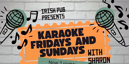 Karaoke Sunday with Sharon