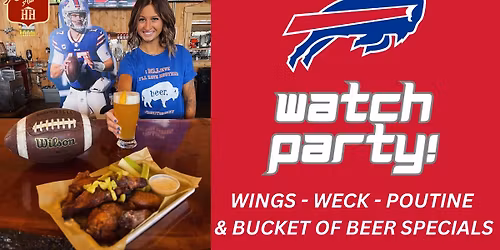 Bills - Texans Watch Party @ Heritage Hill