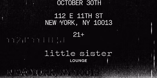 Soir\u00e9e Sets Presents: Halloween NYC
