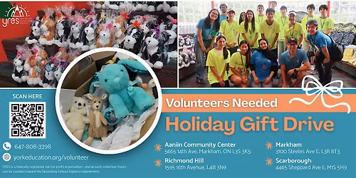 Volunteer at Holiday Gift Drive - Scarborough
