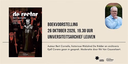 Boekvoorstelling 'De rector. Een universiteit in het verzet (1940-1944)'
