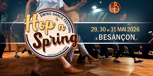Hop'N Spring 2026 - Stage de Lindy hop et solo jazz