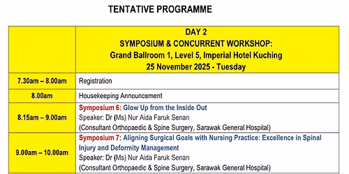 INAUGURAL BORNEO ORTHOPEDIC NURSING SYMPOSIUM 2025