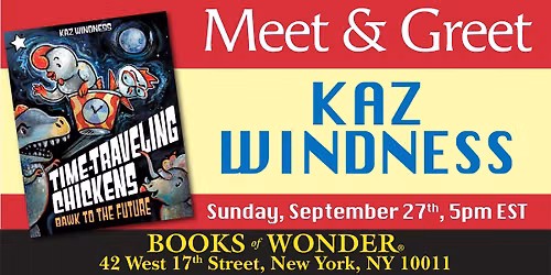 Meet & Greet Signing with KAZ WINDNESS!