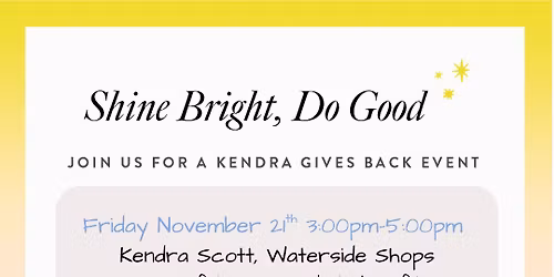 KENDRA SCOTT GIVES BACK