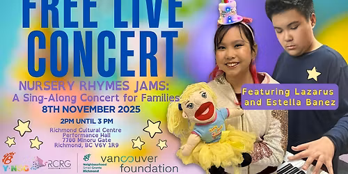 Nursery Rhymes Jams - A Free Sing-Along Live Concert for Kids and Families