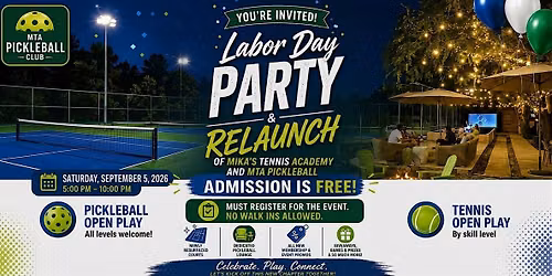 MTA Labor Day Party & Relaunch