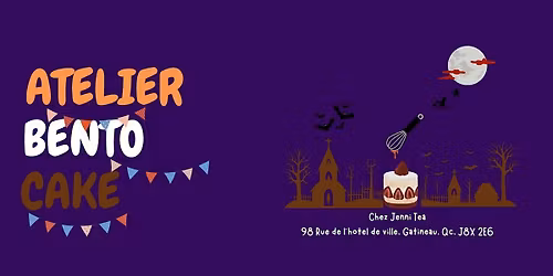 Atelier Bento Cake \u00c9dition Halloween