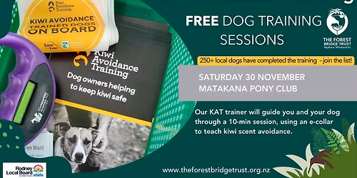 Free Kiwi Avoidance Training for Dogs