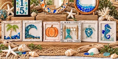 Beach Glass & Mosaics Craft Workshop at Ford's Garage in Cape Coral