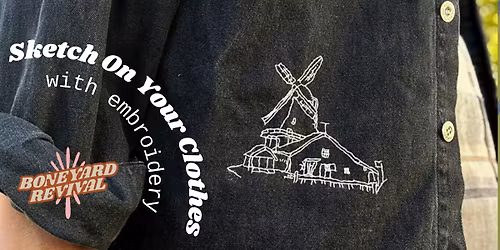 Sketch On Your Clothes Using Embroidery