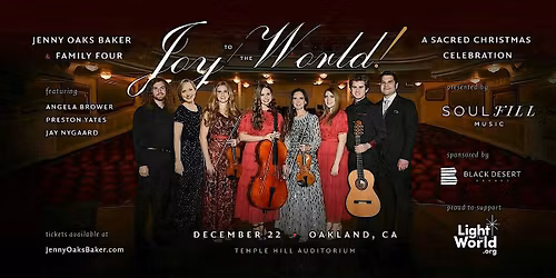 Jenny Oaks Baker in Joy to the World! A Sacred Celebration (Oakland, CA)