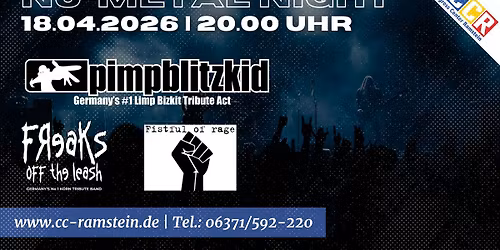 Nu Metal Night - mit Fistful of Rage, Freaks Off The Leash & Pimp Blitzkid 