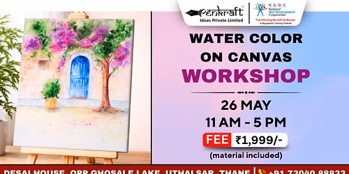 Penkraft Water Color on Canvas Workshop