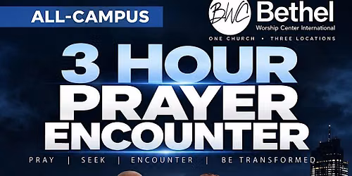BWCI 3 Hour Prayer Encounter | Frederick, PG & Washington County