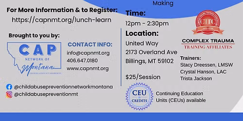 Complex Trauma Lunch & Learn Series