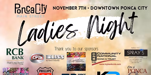 Ladies Night Downtown Ponca City