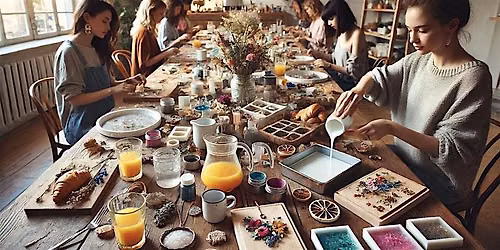 Taller de Joyas con resina con desayuno