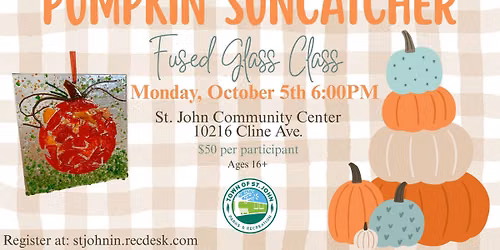 \ud83c\udf83 Fused Glass Pumpkin Workshop \ud83c\udf83