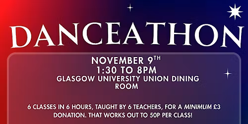 Dancethon with GSDC, Strath, and GCU