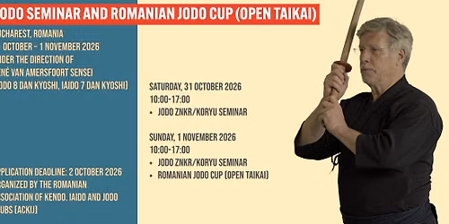 Romanian Jodo Cup & Seminar