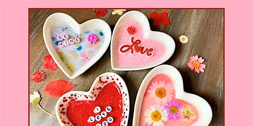 Make Your Own Valentine Resin Dishes
