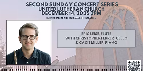 Second Sunday Concert with Eric Leise, flute