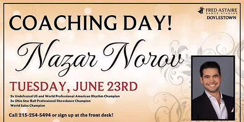 Coaching Day with Nazar Norov