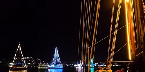 Sausalito Lighted Boat Parade and Fireworks 2025 aboard Schooner Freda B
