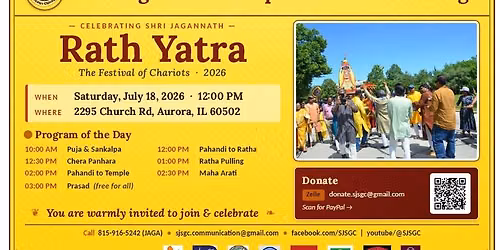 RATH YATRA (CHARRIOT FESTIVAL)